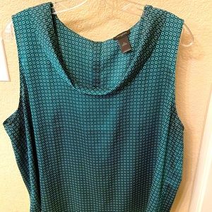 Ann Taylor, green blouse, gently used